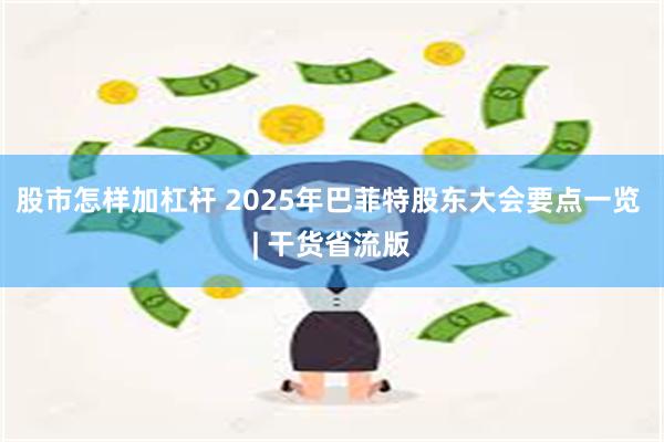 股市怎样加杠杆 2025年巴菲特股东大会要点一览 | 干货省流版