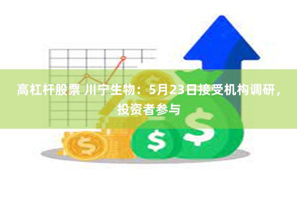 高杠杆股票 川宁生物：5月23日接受机构调研，投资者参与