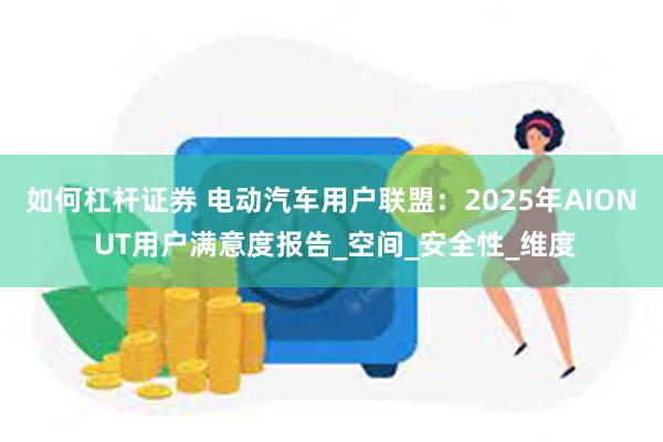 如何杠杆证券 电动汽车用户联盟：2025年AION UT用户满意度报告_空间_安全性_维度